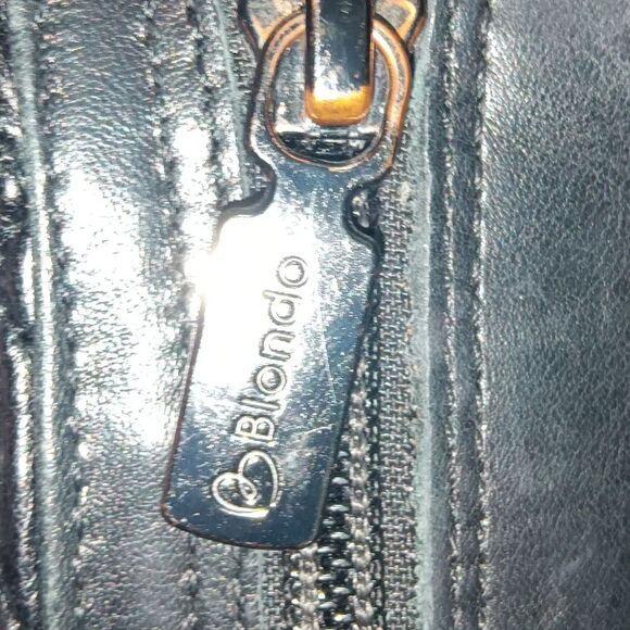 CLEARANCE SALEBlondo Black Textured Over the Knee Boots - Picture 7 of 7